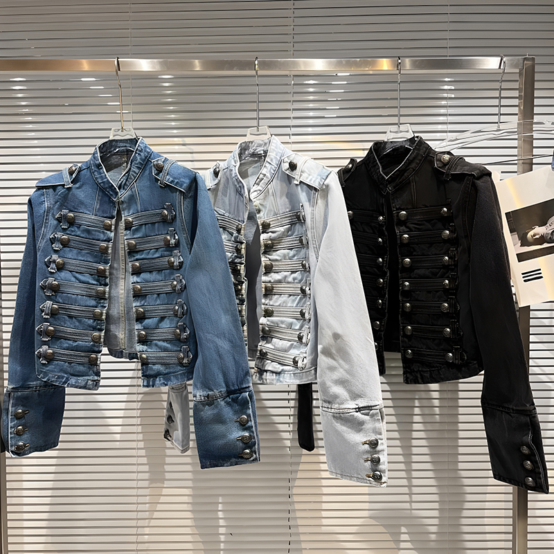 Sewing Jackets - 2026 Autumn New Fashion Metal Buckle