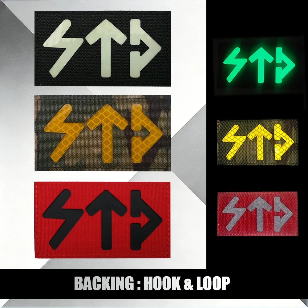 Sewing Jackets - STP Tactical Reflective IR Patches Luminous