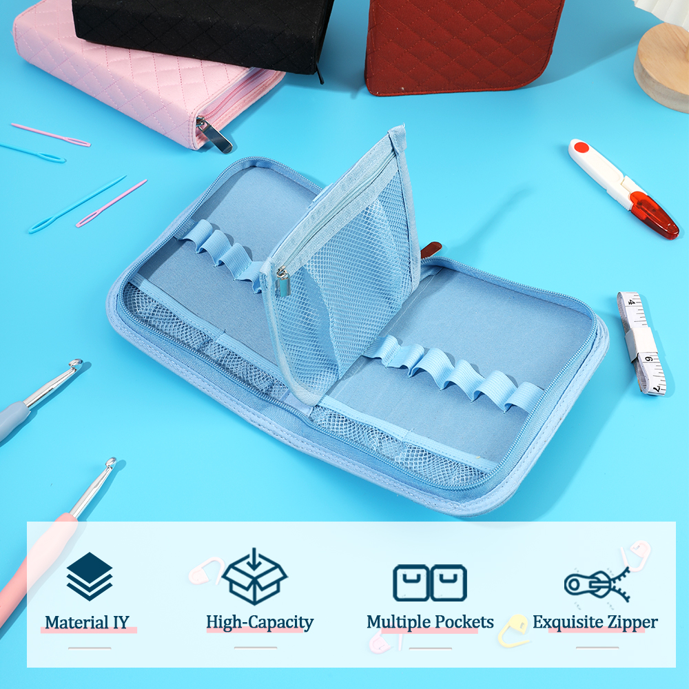 Sewing Tas - Empty Crochet Hook Storage Bag Knitting