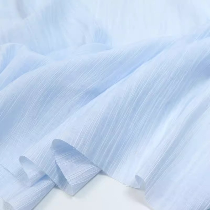 Sewing Tie Dye - 1meter Premium Cooling Light Blue White