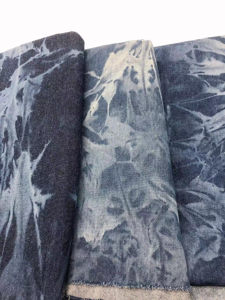 Tie-dye Denim Fabric By The Me - đánh giá và giá Sewing Tie Dye