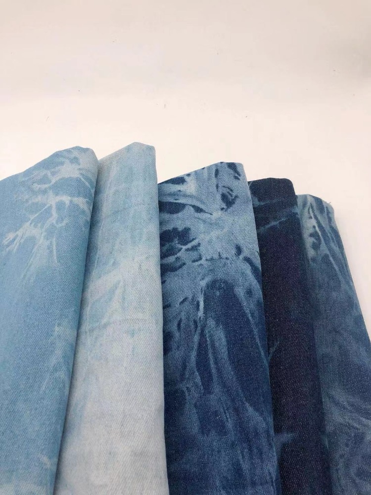 Tie-dye Denim Fabric By The Me - đánh giá và giá Sewing Tie Dye