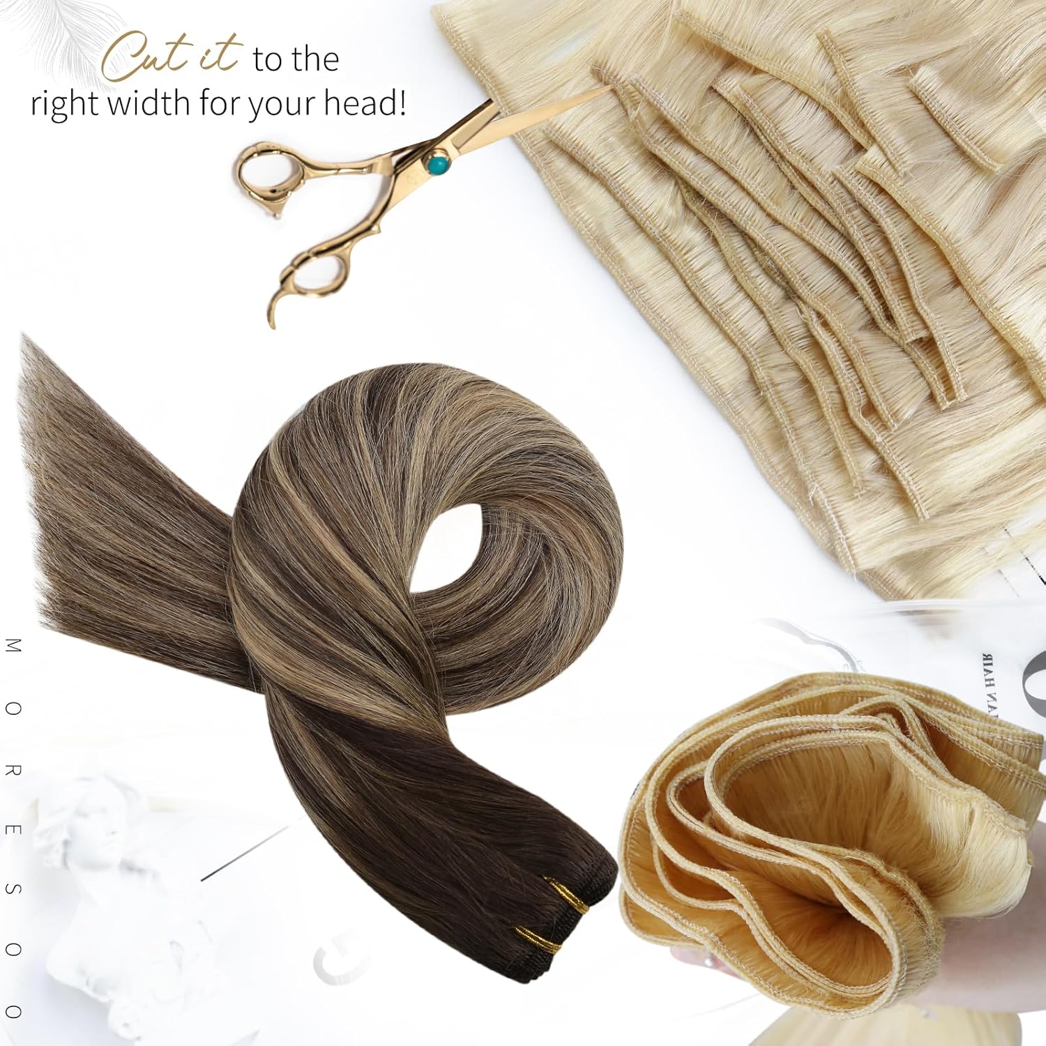 Moresoo Hair Bundles Real Huma - đánh giá và giá Sewing Lab