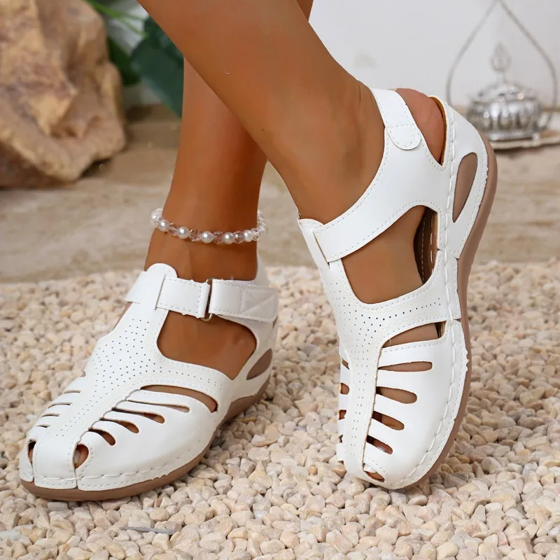 Women Closed Toe Fisherman San - đánh giá và giá Velcro Sew On