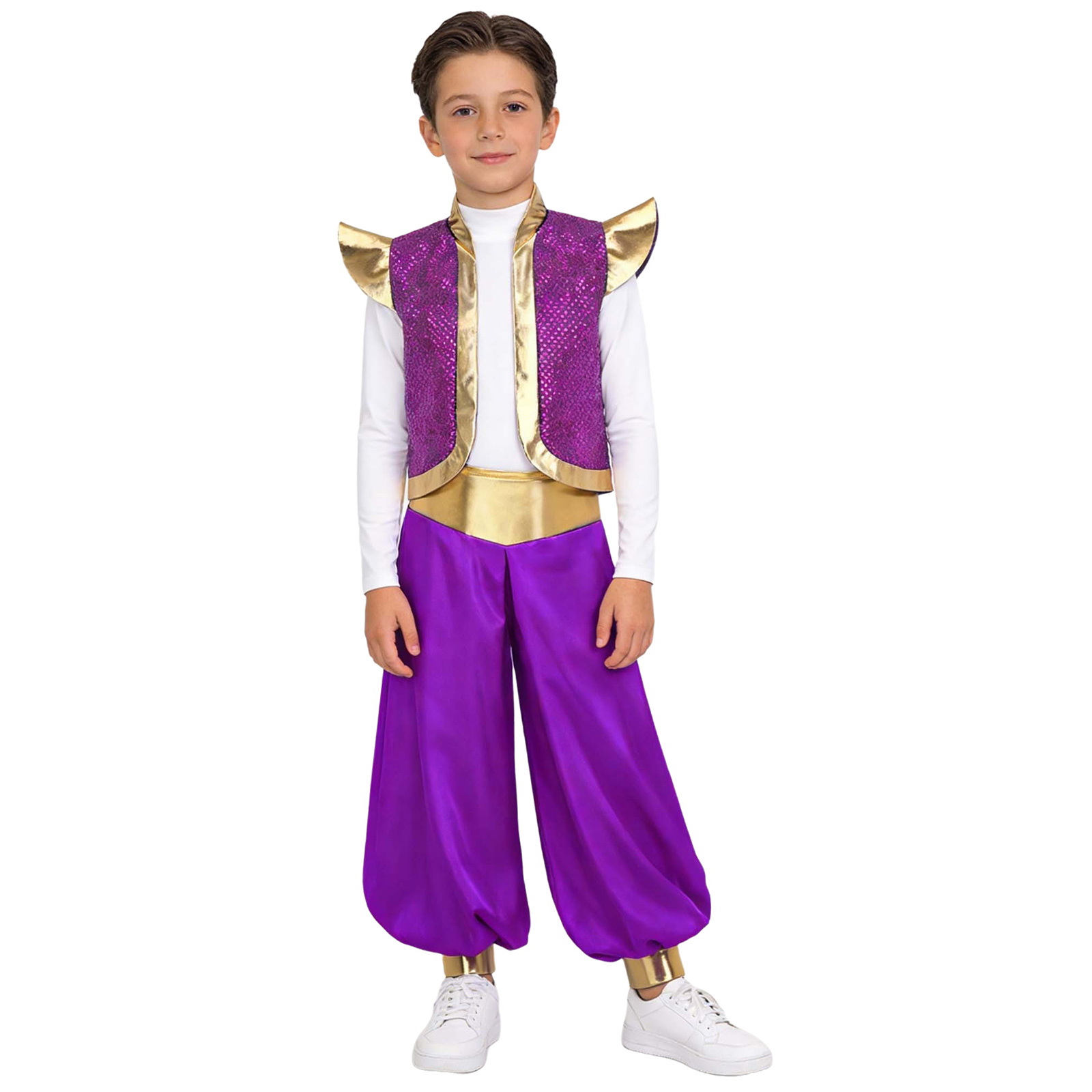 Boys Arabian Cosplay Costumes  - đánh giá và giá Shoulder Pad Set In