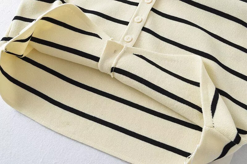 French striped knit vest women - đánh giá và giá Sewing Vest