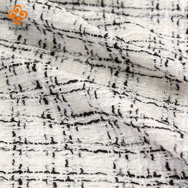 Woven Tweed Fabric Luxurious A - đánh giá và giá Sewing Tweed Fabric