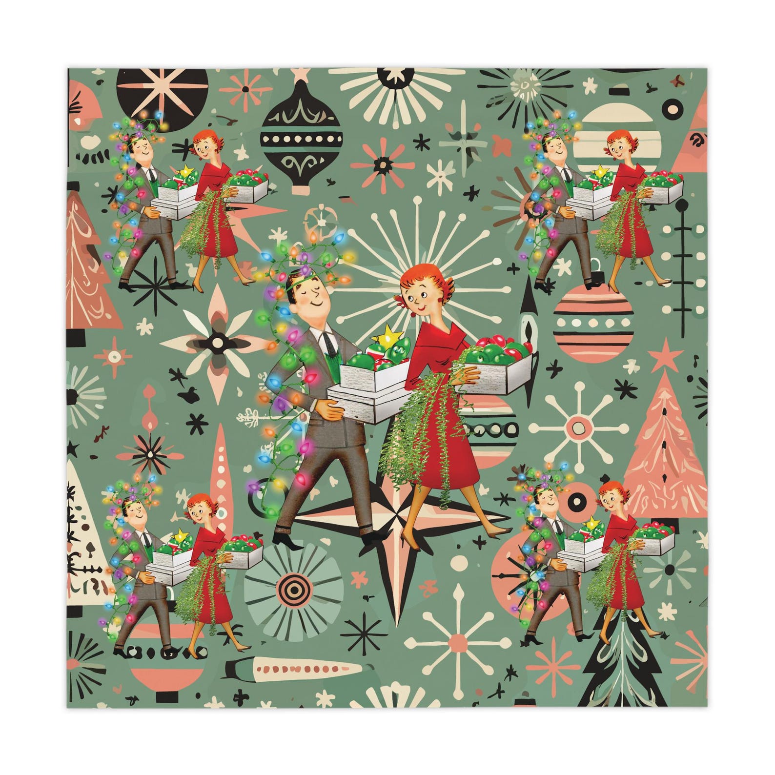 Retro 1950s Kitsch Christmas S - đánh giá và giá Century Textile & Sewing Supply Saskatoon Sk