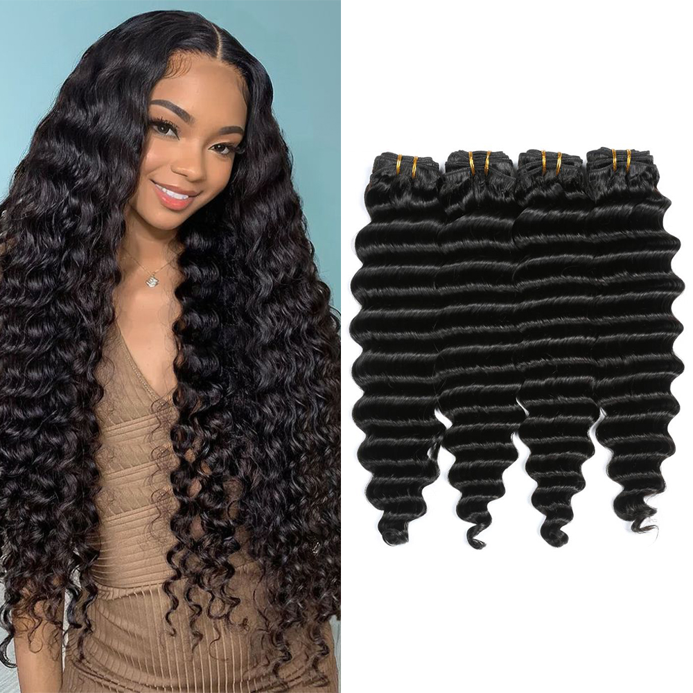 4 Bundles Deep Wave Hair Unpro - đánh giá và giá Sewing Lab