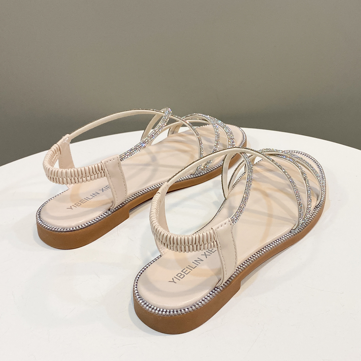Summer Women Flat Sandals Rhin - đánh giá và giá Elastic Waistband Roll