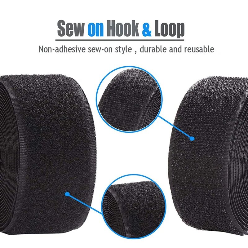 1/5Meter 50mm Wide Sew on Hook - đánh giá và giá Velcro Sew On