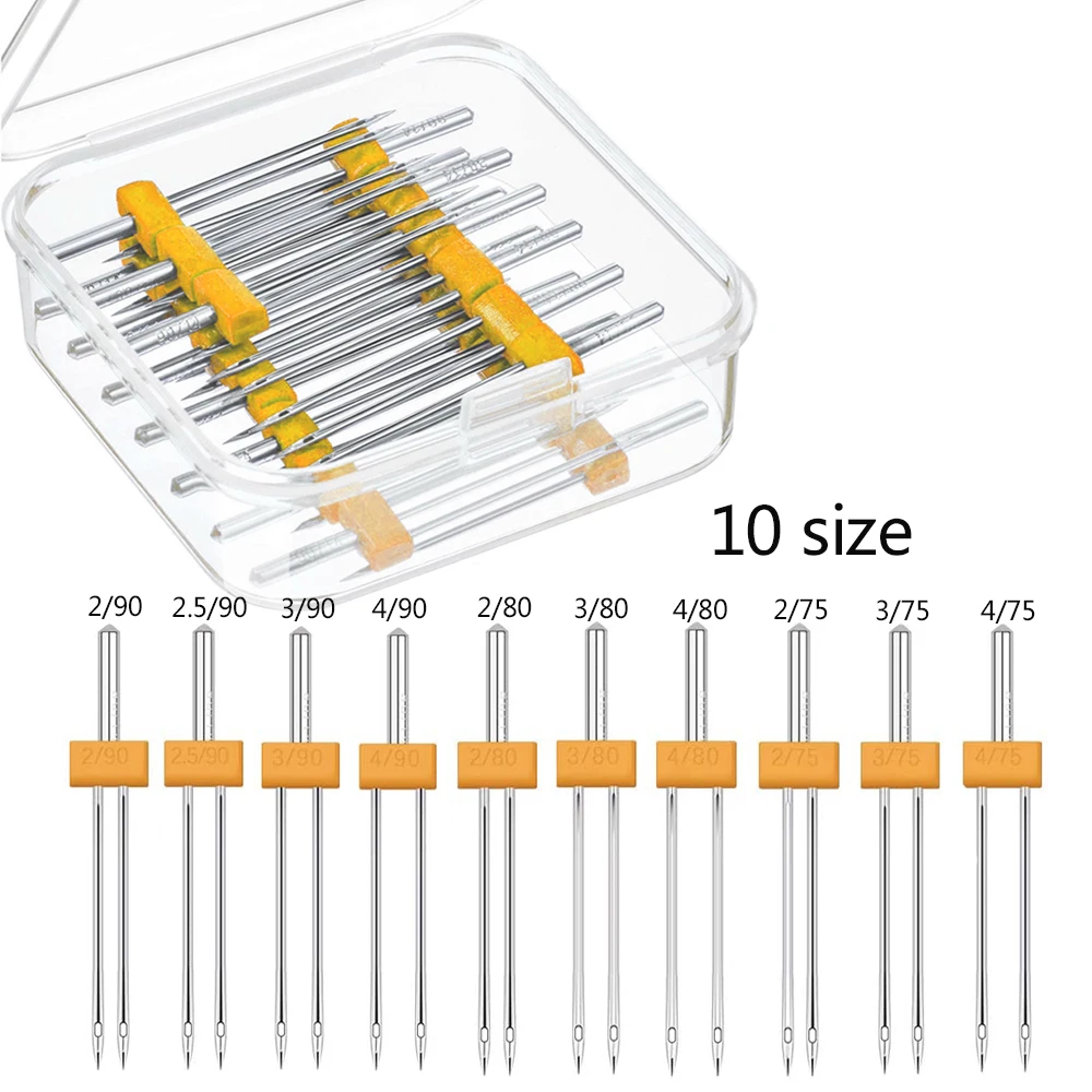 10PCS Sewing Machine Twin Need - đánh giá và giá Twin Needle Stretch