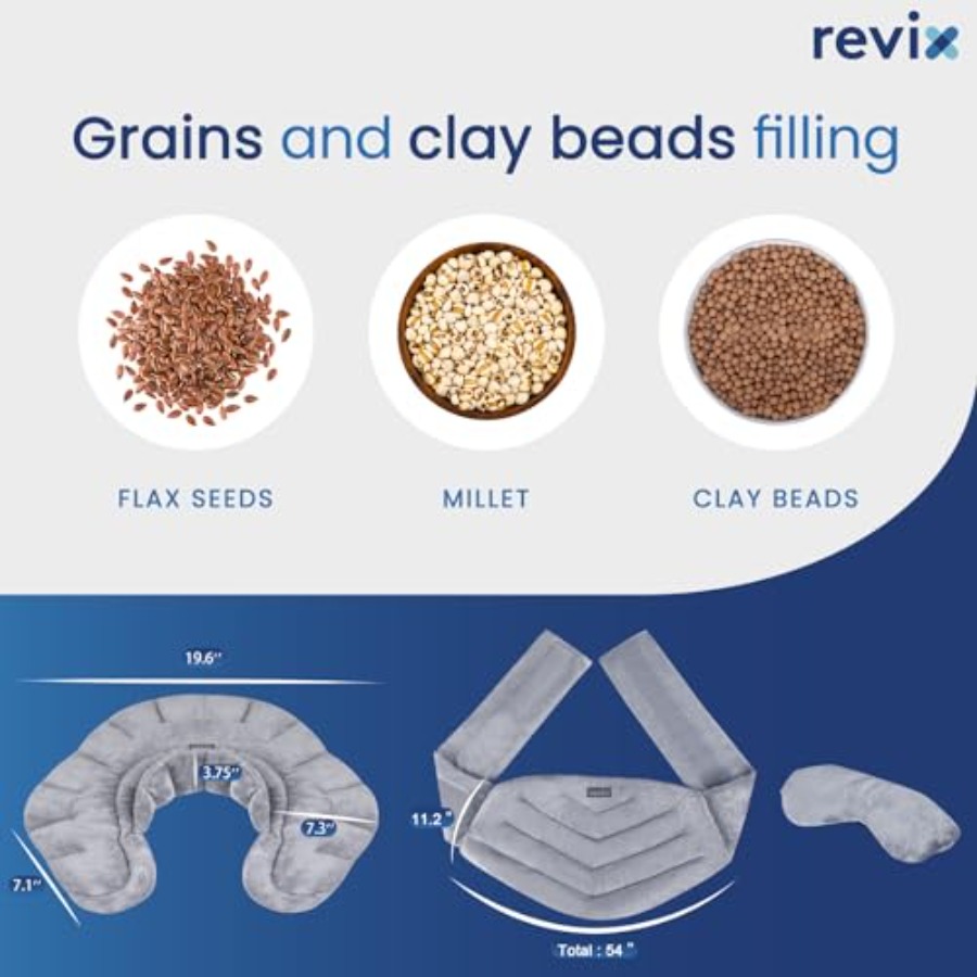 Microwave Heating Pad for Neck - đánh giá và giá Shoulder Pad Set In