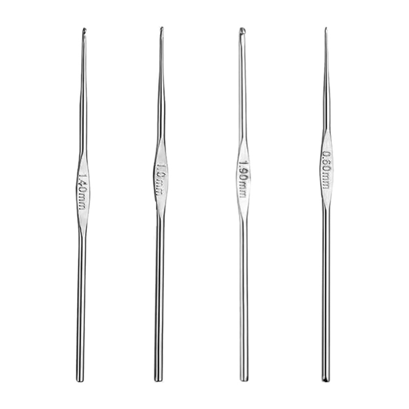 4 Pcs Stainless Steel Crochet  - đánh giá và giá Sewing Tas