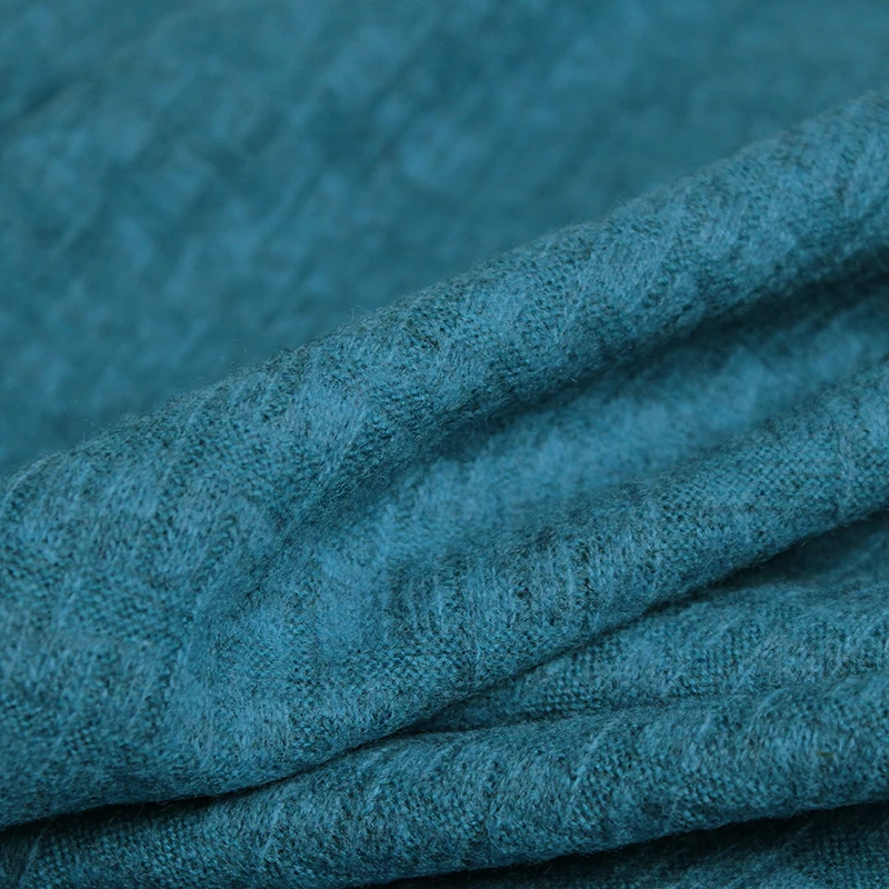 Redraspberry Japanese Plaid Kn - đánh giá và giá Sewing Tweed Fabric