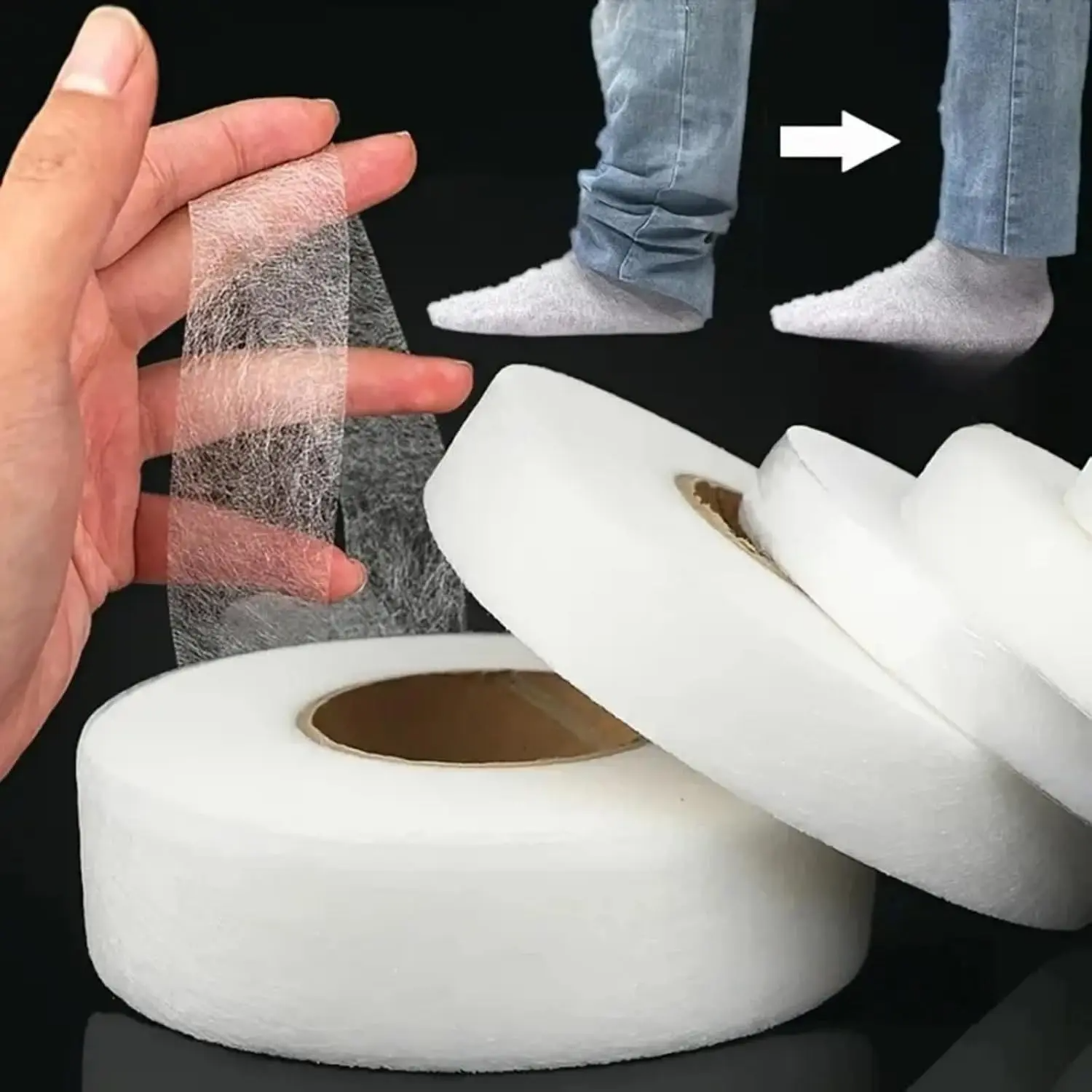 Double-Sided Iron-On Hem Tape  - đánh giá và giá Hem Tape Fusible