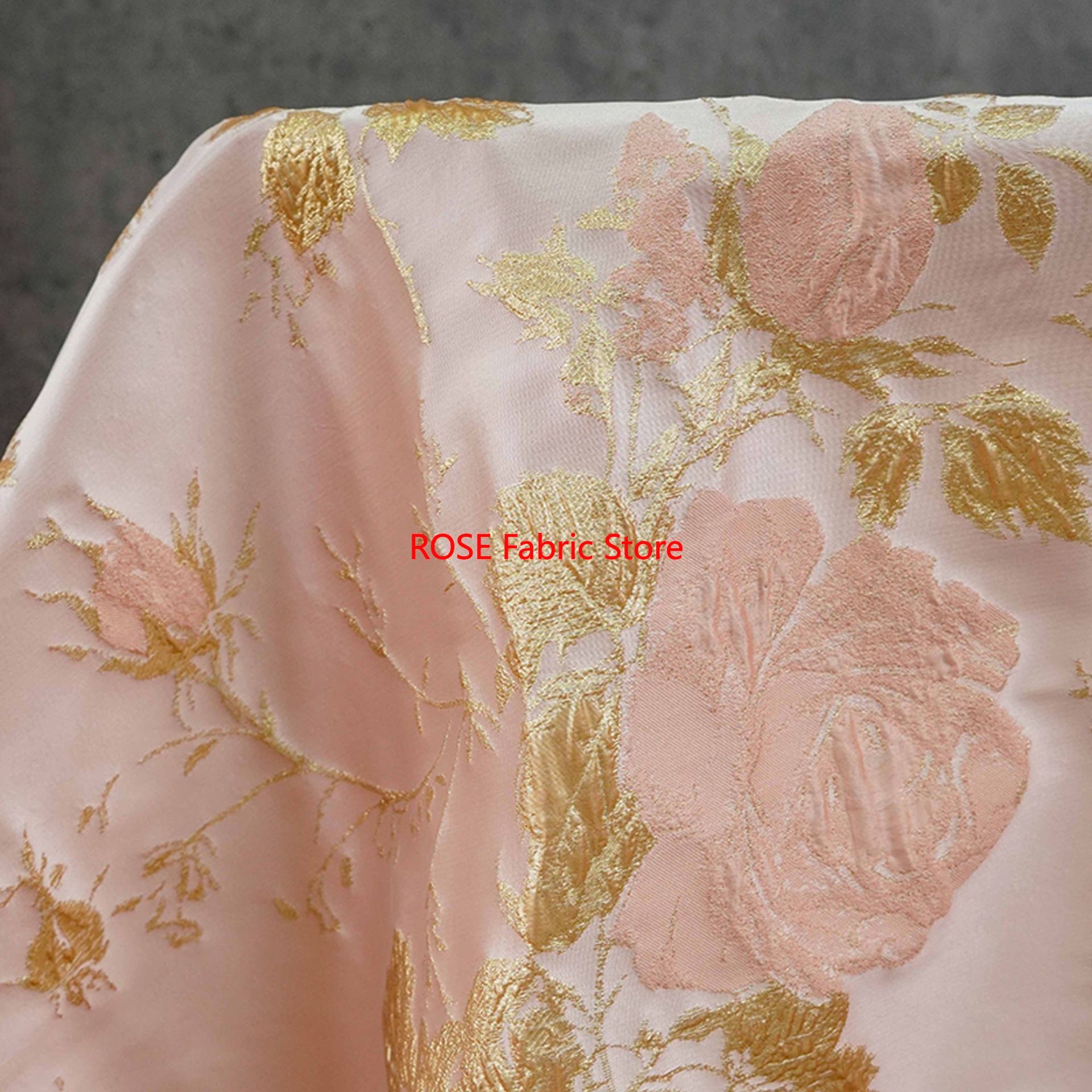 1 meter 3D Relief Gold Silk Fl - đánh giá và giá Sewing Vest