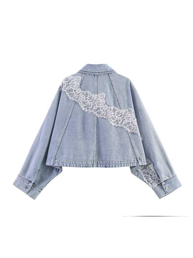 Fashion Loose Denim Coat For W - đánh giá và giá Sewing Jackets
