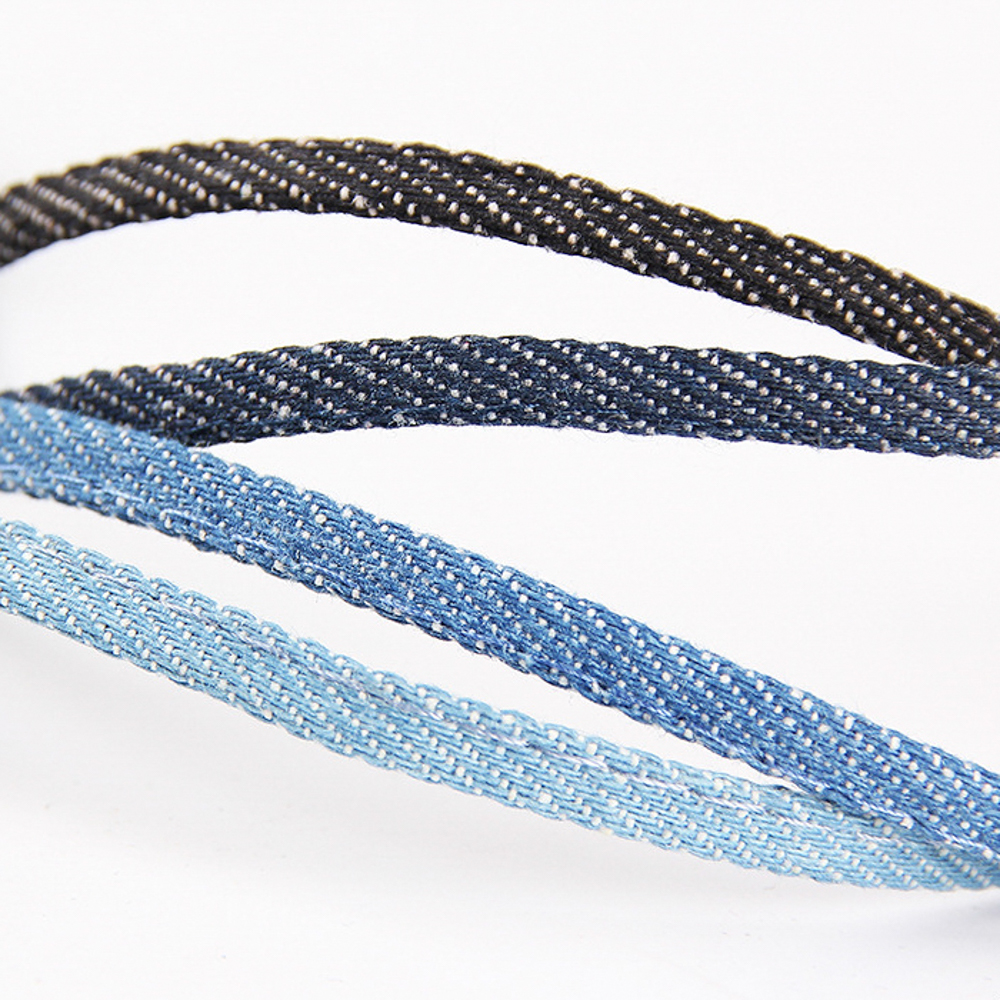 5M/Lot 5mm Denim Blue Flat Cot - đánh giá và giá Sewing Art