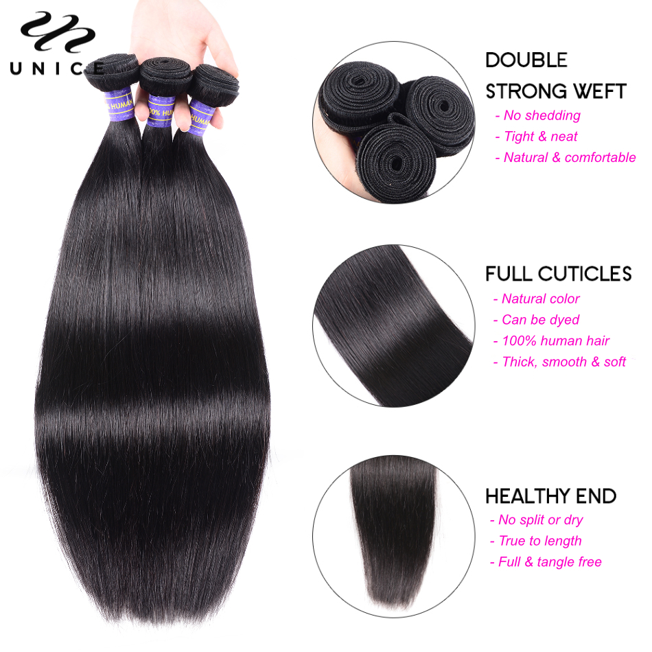 Unice Hair 8A Grade Straight H - đánh giá và giá Sewing Technology