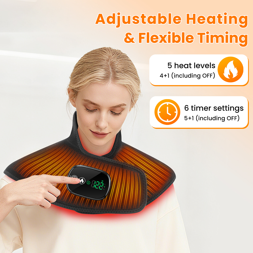 Wireless Heating Pad And Neck  - đánh giá và giá Shoulder Pad Set In