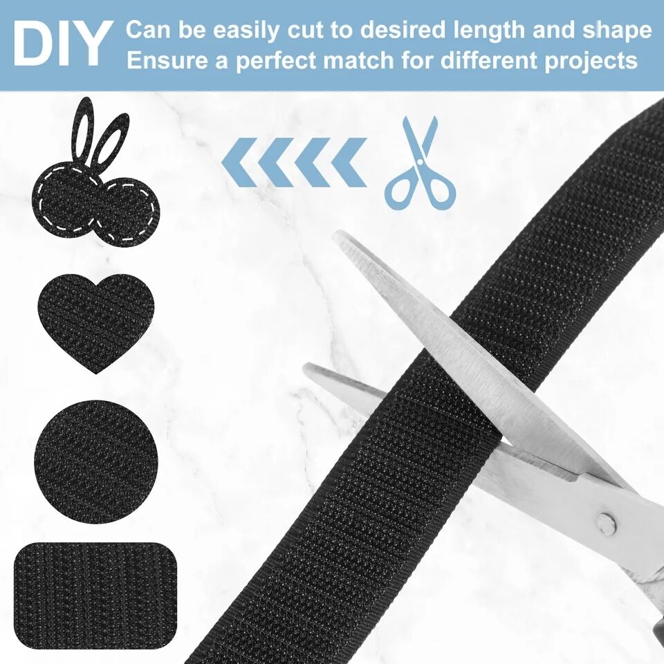 1Meters Sewing Touch Fastener  - đánh giá và giá Velcro Sew On