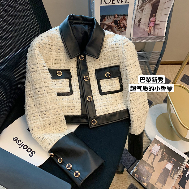 Contrast Stitching Tweed Fragr - đánh giá và giá Sewing Jackets