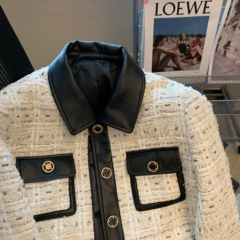 Contrast Stitching Tweed Fragr - đánh giá và giá Sewing Jackets
