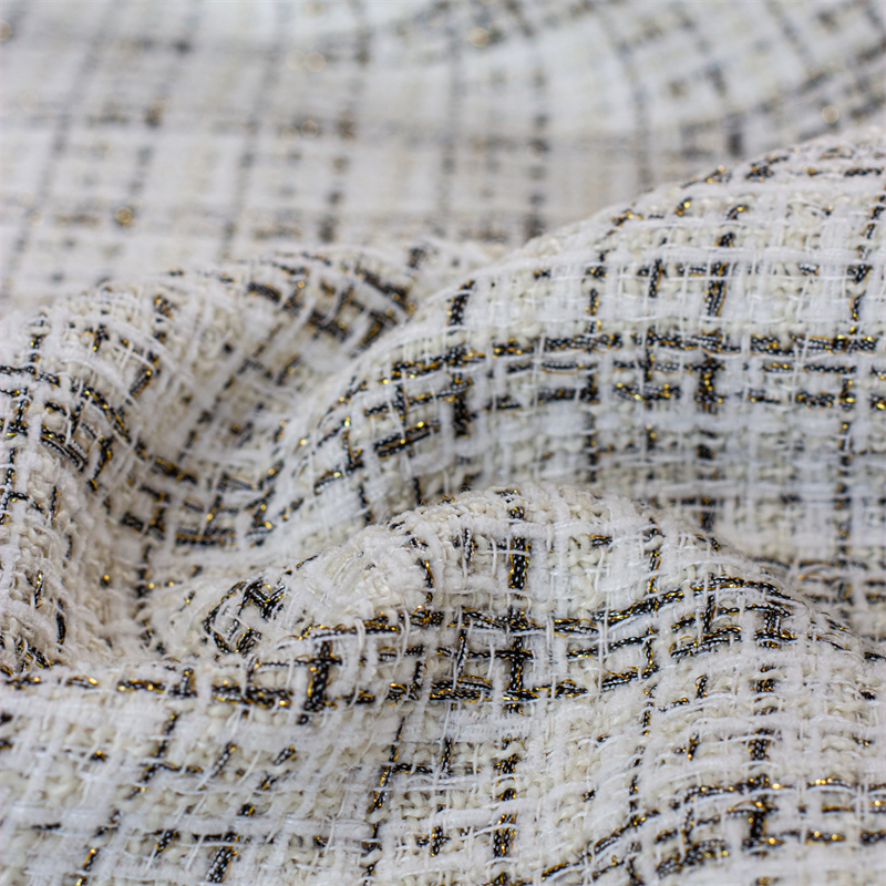 New Tweed Woolen Fabric Autumn - đánh giá và giá Sewing Tweed Fabric