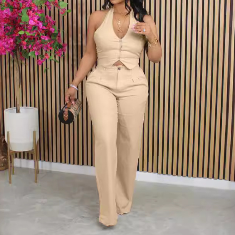 Women Elegant Two Piece Set Da - đánh giá và giá Sewing Vest