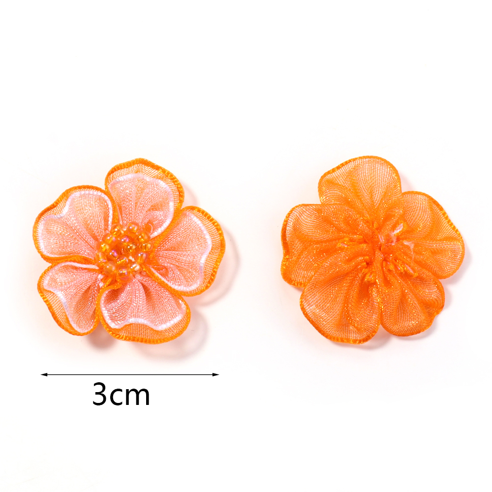 10Pcs/Lot Mesh Flower Applique - đánh giá và giá Sewing Tas