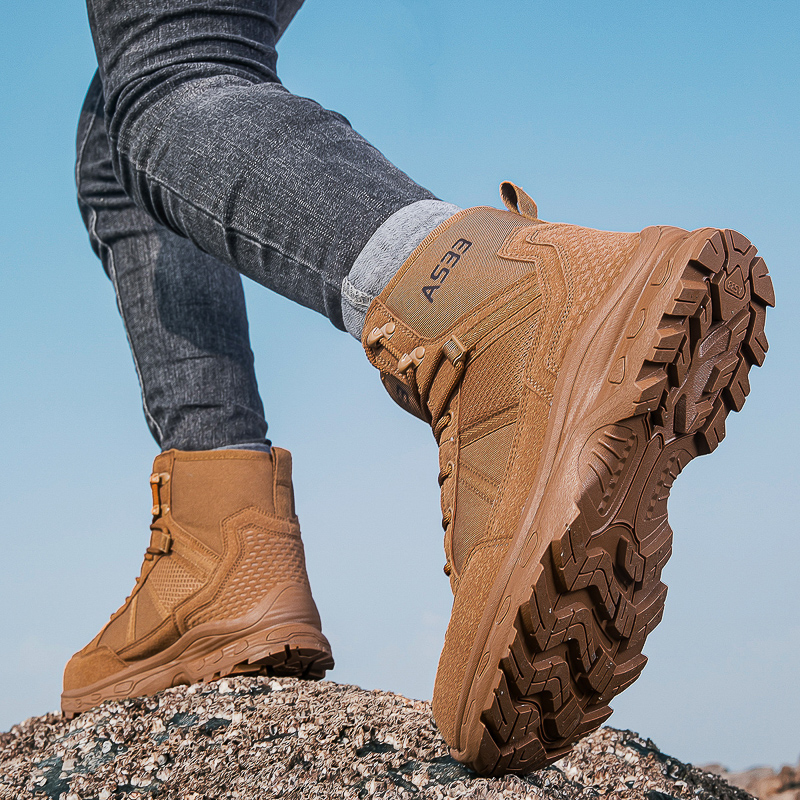 Men's Military Tactical Boots  - đánh giá và giá Sewing Net