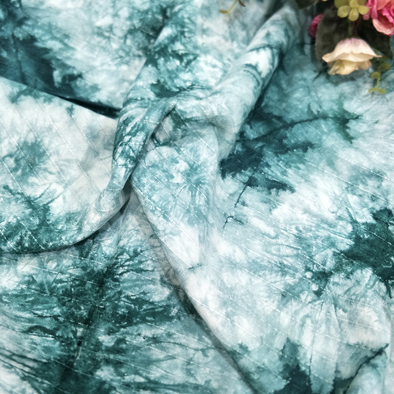 Linen Cotton Tie Dye Fabric fo - đánh giá và giá Sewing Tie Dye