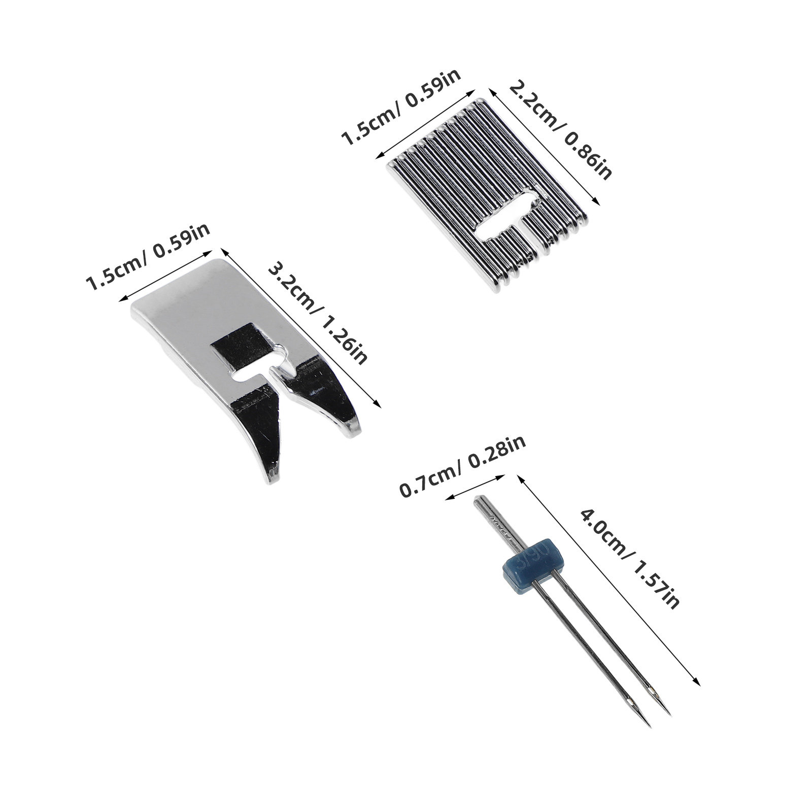 1Set Universal Sewing Machine  - đánh giá và giá Twin Needle Stretch