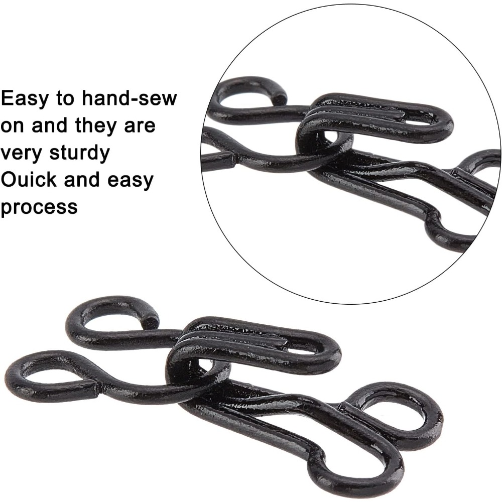 90 Sets 3 Sizes Sewing Hooks a - đánh giá và giá Sewing Jackets