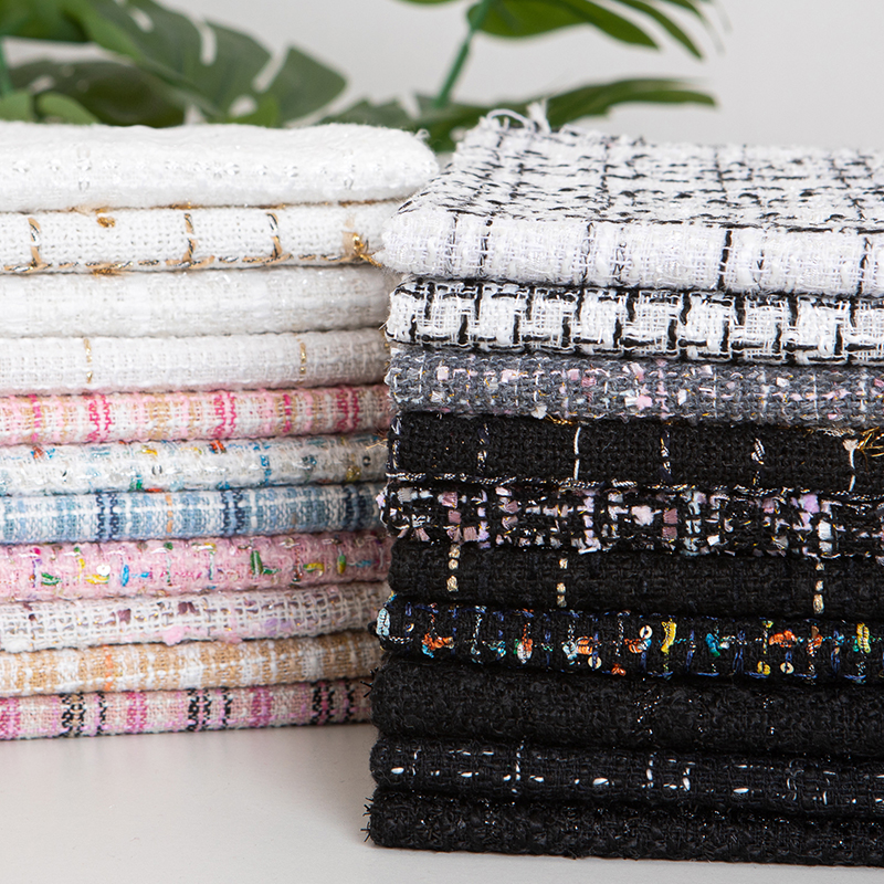 Woolen Tweed Small Fragrant Wi - đánh giá và giá Sewing Tweed Fabric