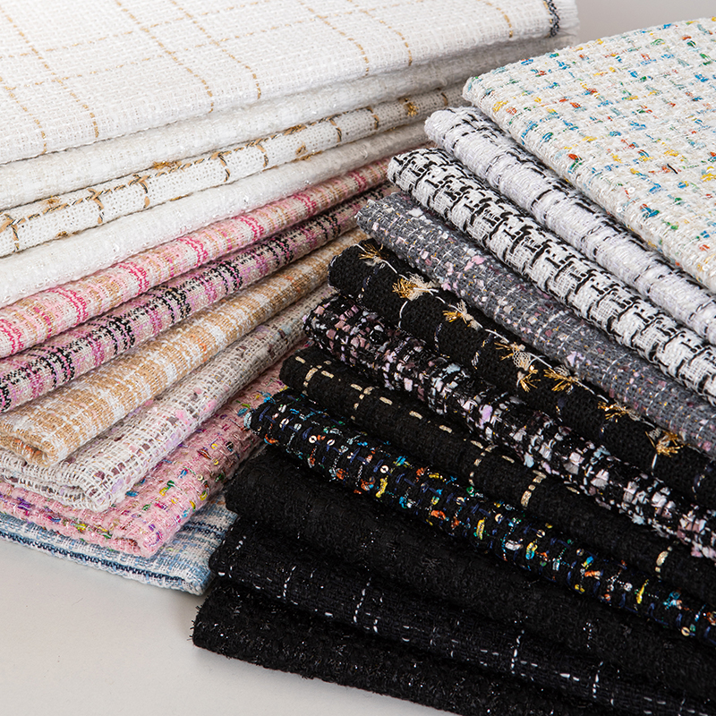Woolen Tweed Small Fragrant Wi - đánh giá và giá Sewing Tweed Fabric
