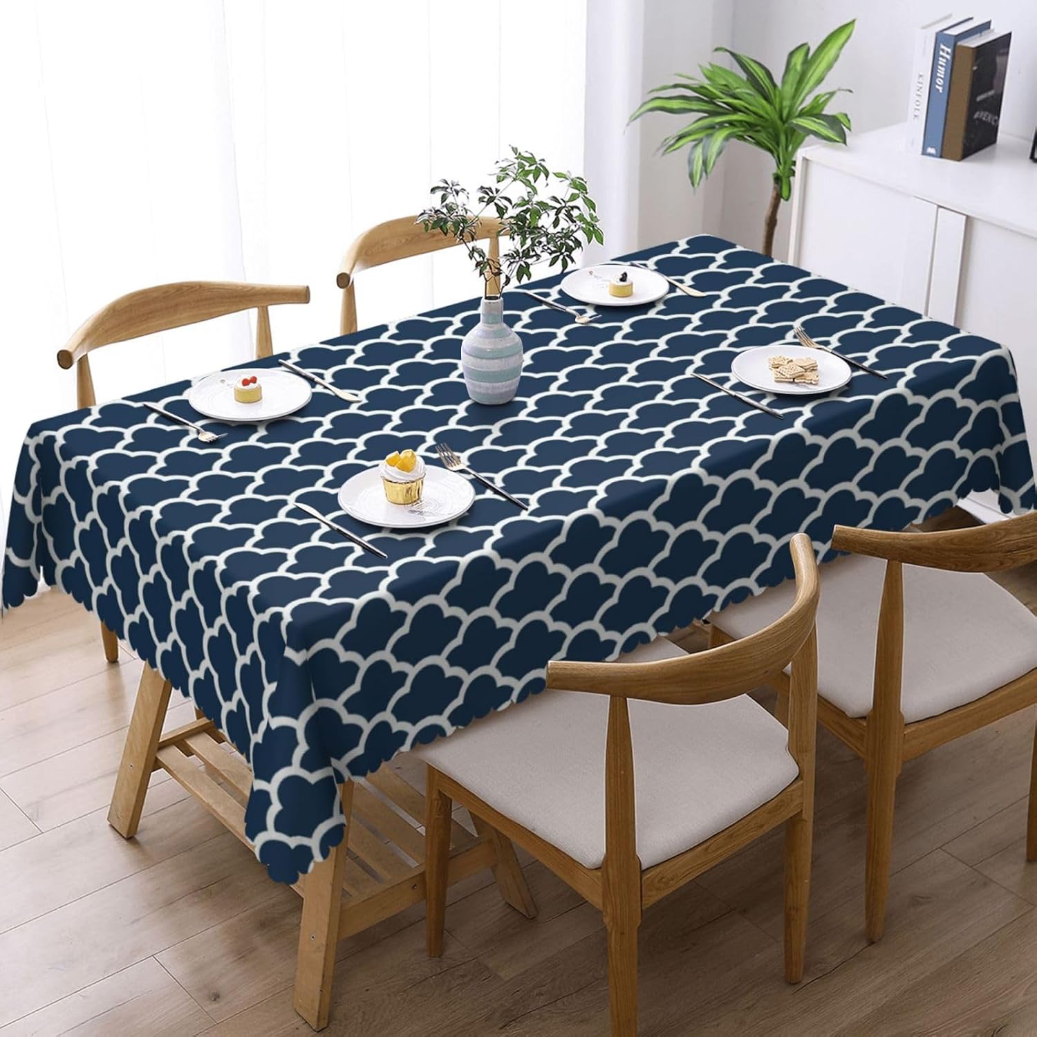 Blue Tablecloth Navy Cloud Sea - đánh giá và giá Century Textile & Sewing Supply Saskatoon Sk