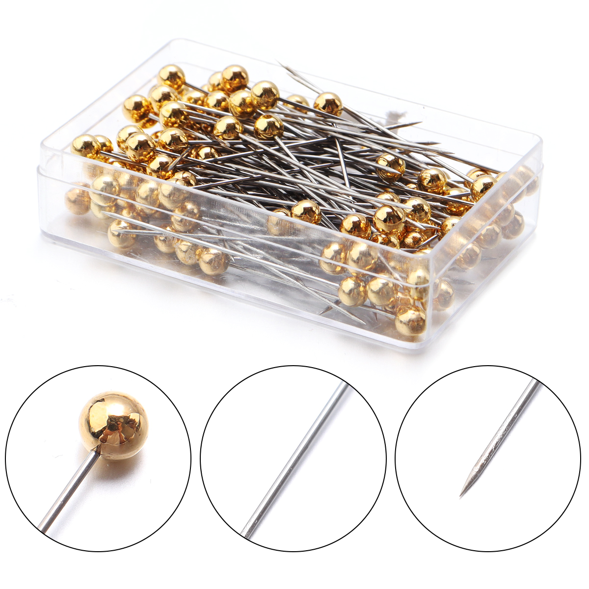 100Pcs Color Ball Head Pins St - đánh giá và giá Sewing Art