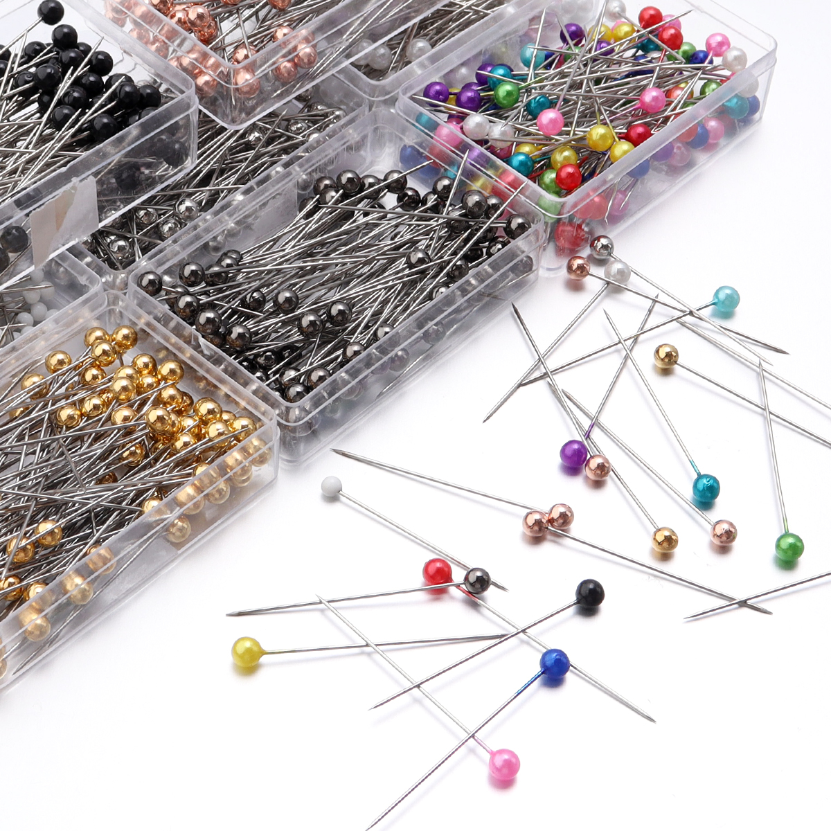 100Pcs Color Ball Head Pins St - đánh giá và giá Sewing Art