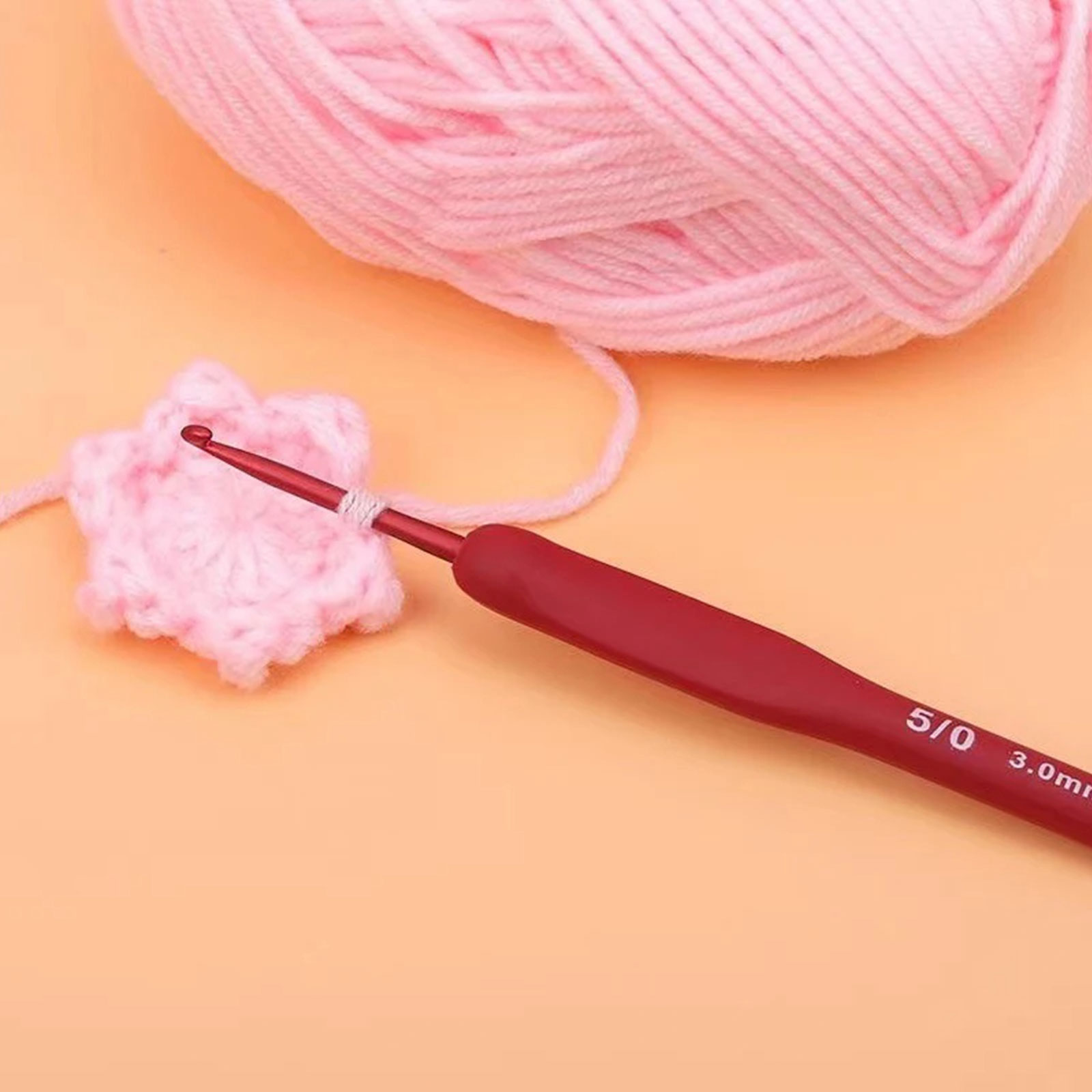 9/33pcs Red Crochet Hook set,  - đánh giá và giá Sewing Tas