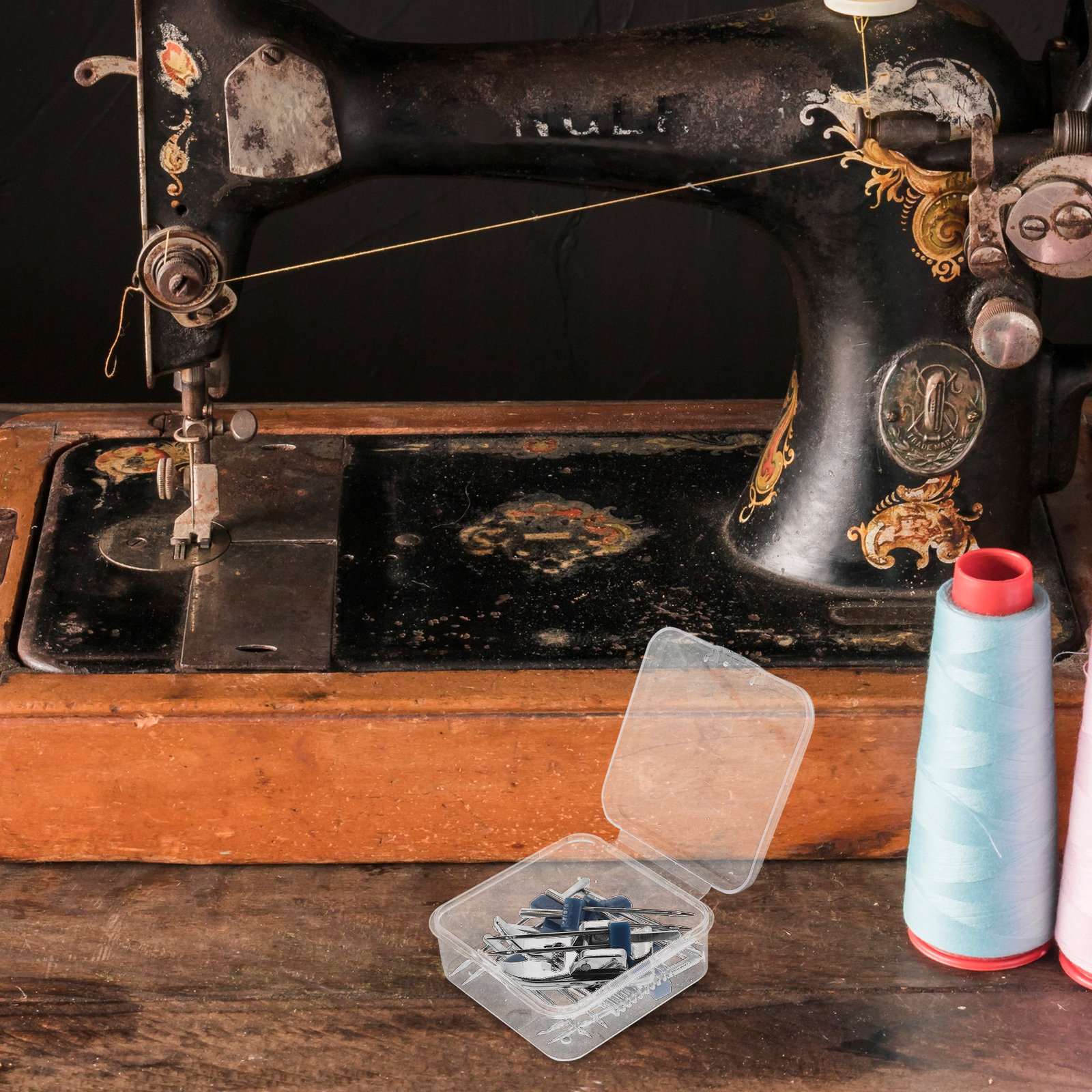 1Set Household Sewing Threader - đánh giá và giá Twin Needle Stretch