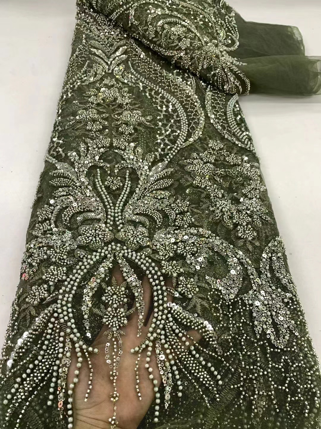 African Sequins Lace Fabric Hi - đánh giá và giá Sewing Net