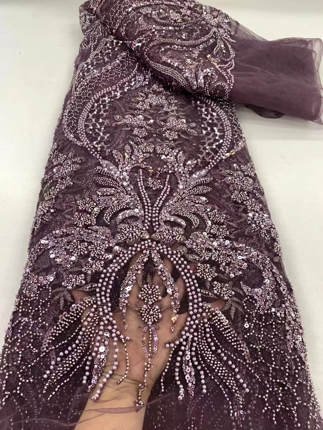 African Sequins Lace Fabric Hi - đánh giá và giá Sewing Net