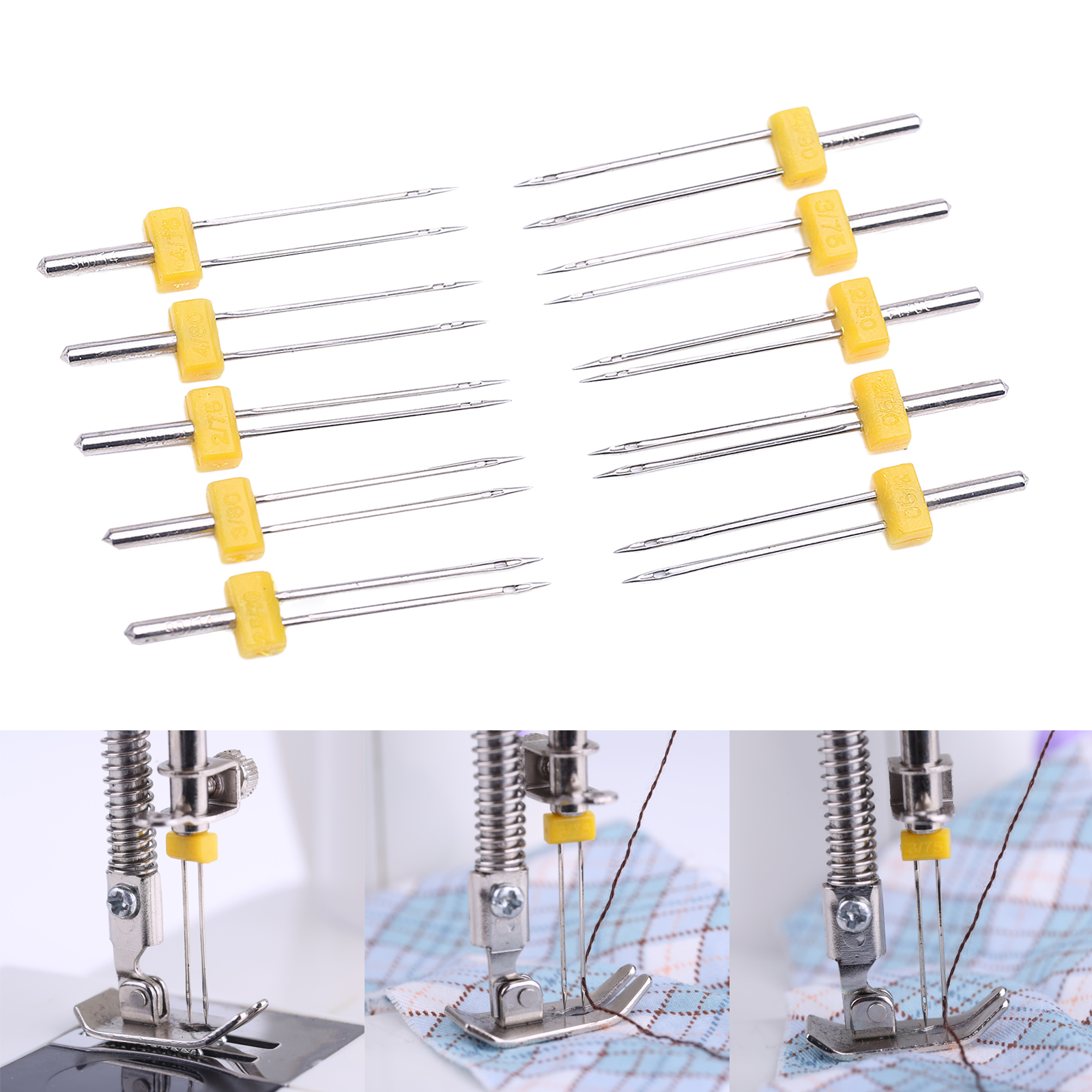 10 Pcs Twin Needles Double Twi - đánh giá và giá Twin Needle Stretch
