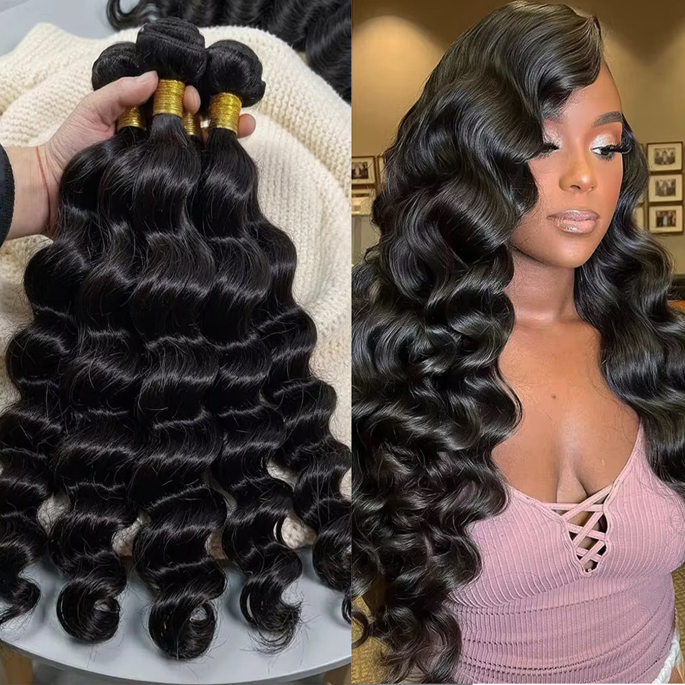 Raw Human Hair Bundles Brazili - đánh giá và giá Sewing Technology