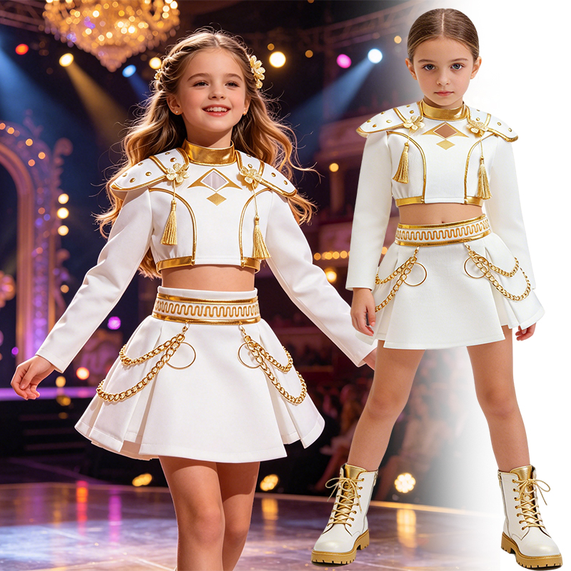 Girls White And Gold Cosplay C - đánh giá và giá Shoulder Pad Set In