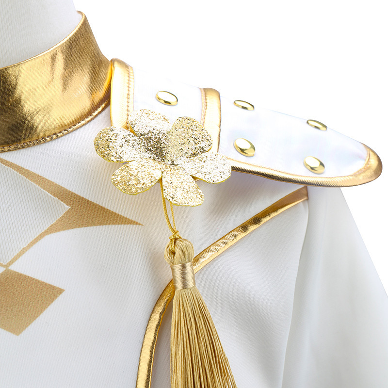 Girls White And Gold Cosplay C - đánh giá và giá Shoulder Pad Set In