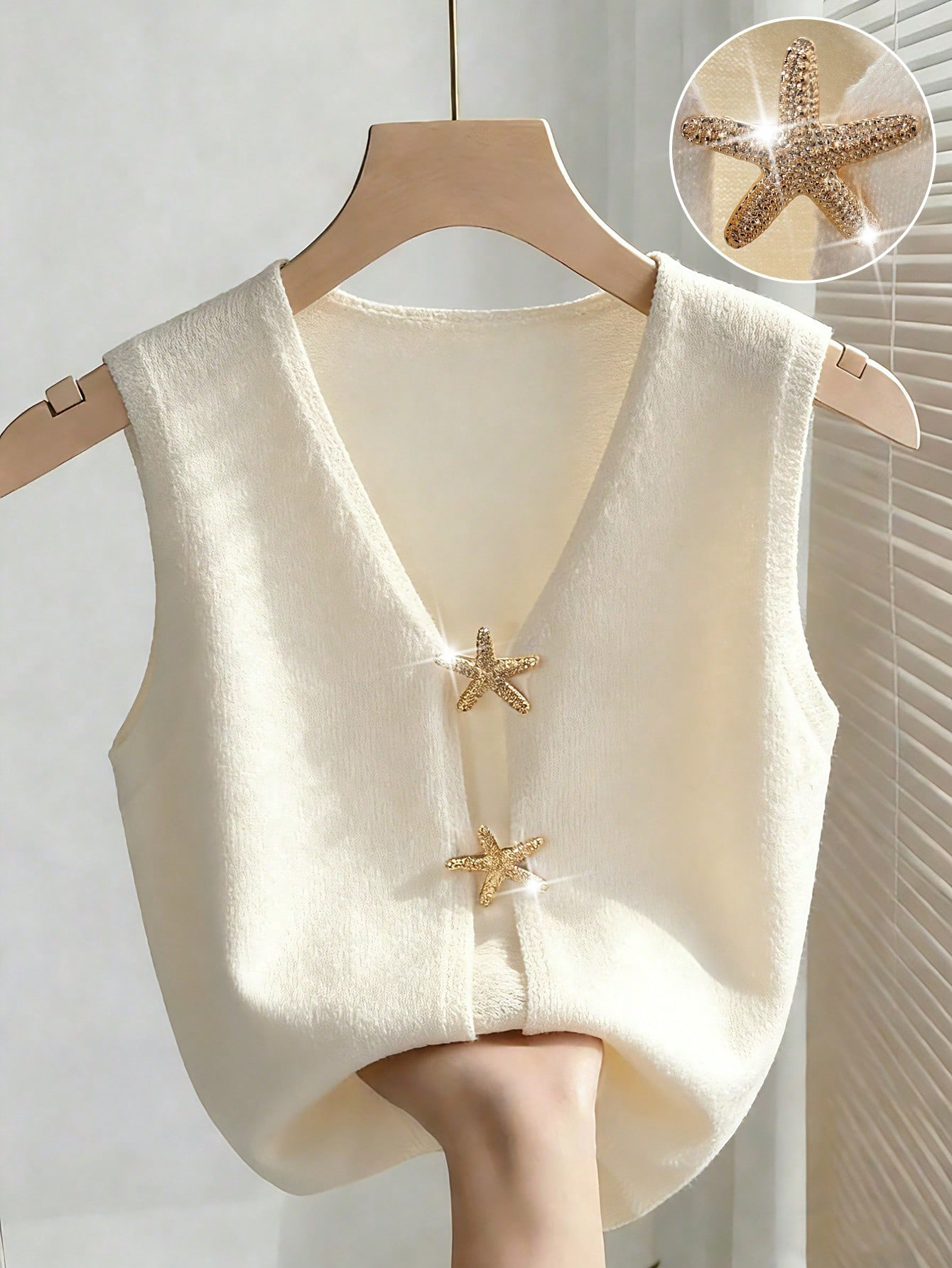 Women's Knitted Vest Cardigan  - đánh giá và giá Sewing Vest
