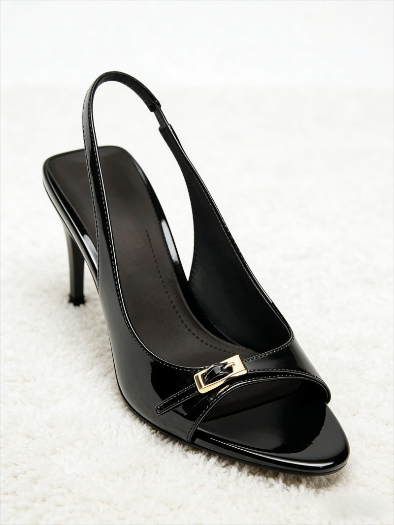 Sexy Black Patent Leather High - đánh giá và giá Elastic Waistband Roll